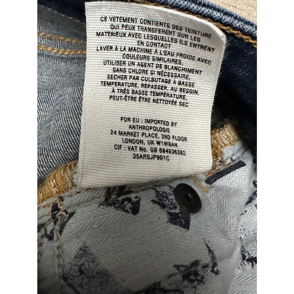 PILCRO AND THE LETTERPRESS Jeans Womens Size 26 High Rise Denim Leggings Stretch - Picture 7 of 8